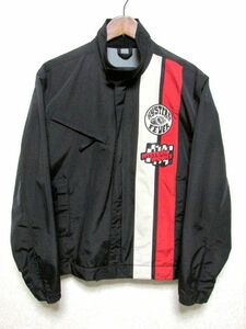 ★美品★HYSTERIC GLAMOUR ヒステリックグラマー 69 SIXTY NINERS レーシング ジャケット★ブラック 黒 ワッペン付き ナイロン レア 希少