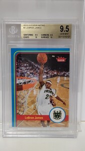 2012-13 fleer retro lebron james BECKETT 9.5 GEM MINT レブロン・ジェームズ ベケット鑑定済み 9.5 送料無料