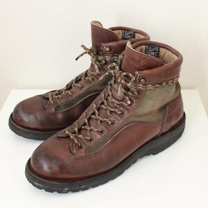 DANNER ダナー 90s ブーツ 30600 エクスプローラー 黒巻きタグ ダークブラウン スエード部分は薄グリーン 8 （w-1900）