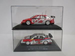 倉庫整理品　MINICHAMPS＆ONYX　ALFA　ROMEO　１５５　V6　TI　2台SET　希少