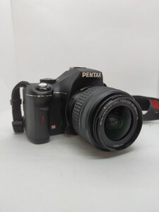 ペンタックス PENTAX K-X + SMC PENTAX-DAL 18-55mm F3.5-5.6 AL レンズフィルター付　通電と画面操作OK 現状品