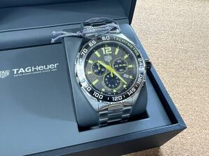 ●未使用タグ付●TAG HEUER(タグホイヤー ウォッチ)フォーミュラ1 クロノ クォーツ 時計 mercismith2watch CAZ101AG.BA0842