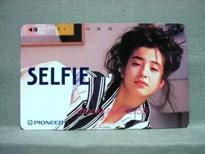 ■□テレカ 未使用 50度数 宮沢りえ パイオニア SELFIE② PIONEER□■