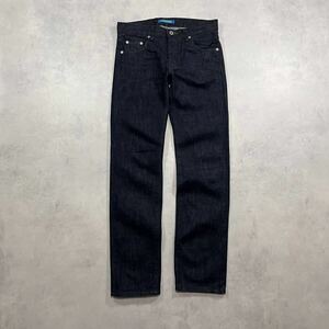 00s NEIGHBORHOOD DENIM NARROW 赤耳 デニム ネイバーフッド 裏原 2002 濃紺 リジット ジーンズ 