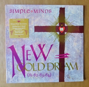 未開封！SIMPLE MINDS「NEW GOLD DREAM」米ORIG [A&M] 限定ゴールド盤 