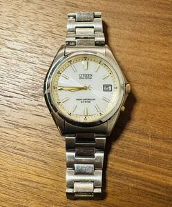 1円 動作品 CITIZEN シチズン Eco-Drive エコドライブ H415-S038278 GN-4W-S メンズ 腕時計 アナログ 電波ソーラー デイト ステンレス