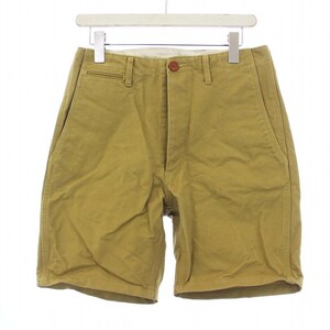 ビズビム VISVIM 18SS CHINO SHORTS チノショーツ ショートパンツ ボタンフライ 1 S ベージュ 0118305008002 /KH メンズ