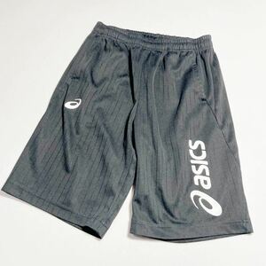 アシックス asics 黒 ブラック ポケット付 スポーツ トレーニング用 ハーフパンツ ジュニア 子供用 160cm