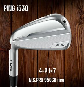 PING ピン i530 アイアン 4-P 7本セット N.S.PRO 950GH neo 左打ち レフティ