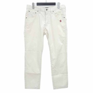 【PRICE DOWN】rough&swell 21SS KEVIN PANTS ゴルフ ケヴィン ストレッチ ロング パンツ ホワイト サイズ メンズM