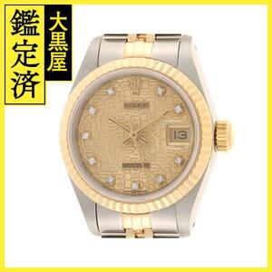 ROLEX　ロレックス　デイトジャスト　旧10PD　L番　69173G　シャンパンゴールド　レディース腕時計　自動巻き　433