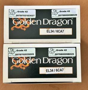  Golden Dragon EL34 グレード 42　新品未開封　4本 