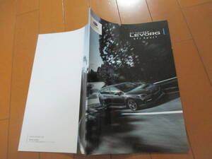 庫31048　カタログ ■スバル　■ＬＥＶＯＲＧ　レボーグ　STI　SPORT　■2019年5月　発行●40　ページ