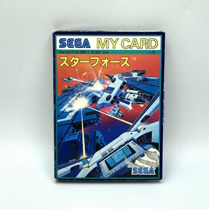 動作品 セガ スターフォース STAR FORCE セガ マイカード SEGA MY CARD SC-3000 SG-1000 箱・説付 レア