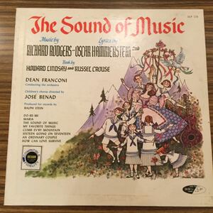 LP OST / THE SOUND PF MUSIC / DEAN FRANCONI & THE SOUND STAGE ORCHESTRA / DLP 135 / US盤 / 5枚以上で送料