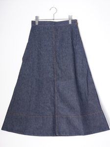 MADISONBLUEマディソンブルー TRAPAZE DENIM LONG SKIRTトラペーズデニムロングスカート[LSKA71786]