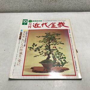 G05▲ 盆栽総合誌　月刊近代盆栽　1979年10月発行　特集/実物盆栽　深山海棠/つるうめもどき/やぶさんざし/金豆柑　▲240111 