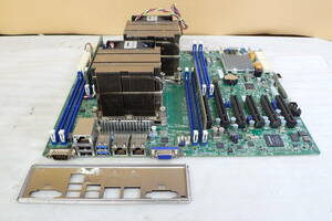 サーバーマザーボード Supermicro X10DRL-i メモリ 16GB xeon E5-2609V3 1.90Ghz x2CPU 動作確認済み#RH325