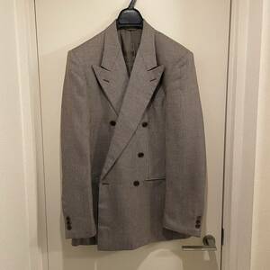 90s 00s イタリア製 CERRUTI 1981 チェルッティ タキシード ジャケット 48サイズ ウールシルク ピークドラペル belvest godard husbands