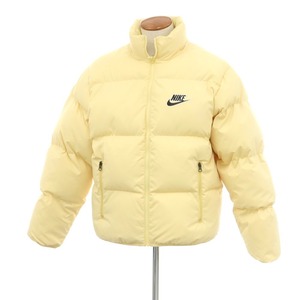 【中古】シュプリーム Supreme 2021年秋冬 Nike Reversible Puffy Jacket 中綿ブルゾン イエロー【サイズM】