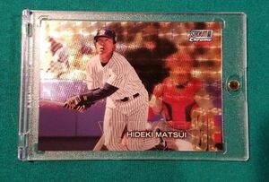 松井秀喜 インサートカード　2018 Topps Stadium Club Hideki Matsui Chrome Superfractors Parallel 1/1