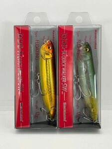 新商品 メガバス ドッグエックス クイックウォーカー SW 2個 未開封 GG AKAKIN CB ＆ GP SEETHROUGH WATER MELON DOG-X QUICK WALKER SW