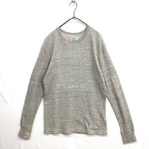 KZ8193★NEIGHBORHOOD : WAFFLE TP-1 C-CREW LS★M★グレージュ系 ネイバーフッド ワッフル クルーネックTシャツ