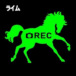 《JK19》15.0×11.8cmドラレコ用【馬シルエットA】G1、有馬記念、JRA、ケイバ、日本ダービー、馬術部、馬具、乗馬ステッカー(2)