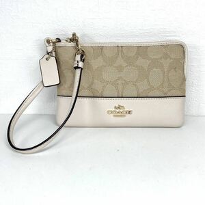 【美品】COACH コーチ ポーチ ミニバッグ ウォレット a284