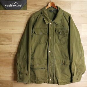 N5K/R7.29-1　Eddie Bauer　エディーバウアー　フィールドジャケット　ミリタリージャケット　サファリジャケット　ワークジャケット