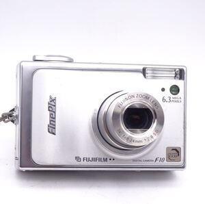 【完動美品】 FUJIFILM FinePix F10 コンパクトデジタルカメラ 富士フイルム ファインピックス オールドコンデジ シルバー 希少 稼働品