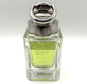 ★グッチ香水・GUCCI BY GUCCI SPORT POUR HOMME 1.6FL.OZ.★50ml ★開封展示USED/残量約80% 約40ml/地下冷暗倉庫保管品/廃盤/入手困難品