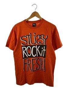 STUSSY◆ROCK IT FRESH/Tシャツ/M/コットン/ORN