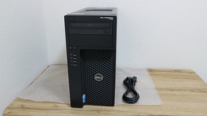 ★DELL PRECISION T1700 (XeonE3-1225v3/メモリ32GB/HDD：2TB/Quadro K2000/DVD/Win10)★B22