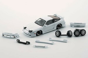 BM Creations 1/64 日産 シルビア 180SX ホワイト Nissan Silvia 180SX White 京商 トミカサイズ 64B0304