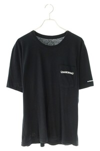 クロムハーツ Tシャツ サイズ:L バックスクロールラベルロゴTシャツ 中古 GZ11