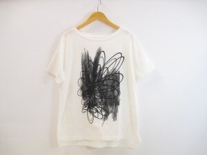 慈雨 / ジウ Tシャツ カットソー 水墨画デザイン マツオインターナショナル レディース サイズ : 40 ホワイト