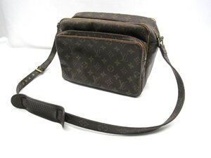 ★【B送900円】1334　LOUIS VUITTON　ルイヴィトン　モノグラム　ナイル　旧　ショルダーバッグ　クロスボディ　M45244/製番無　難有