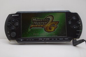 動作品 PSP プレステ ポータブル 本体 PSP 3000 ブラック メモリースティック付 SONY ソニー ゲーム RO-480KT/507