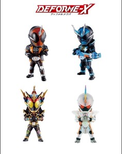 【新品、未開封】一番くじ　仮面ライダー　デフォルメクス　フィギュア　４点