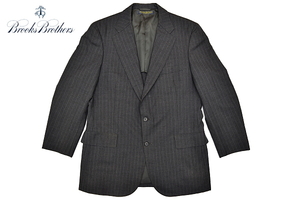 L-1193★BROOKS BROTHERS ブルックスブラザーズ BBJBA 738081★日本製 正規品 グレー ストライプ ジャケット ブレザー A7