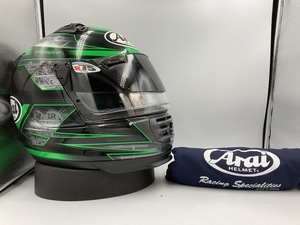 アライ Arai RAPIDE-IR ラパイド-IR CHRONOS クロノス グリーン XLサイズ プロシェード付き!! 程度良好!! Rapide-IR ラパイドIR 