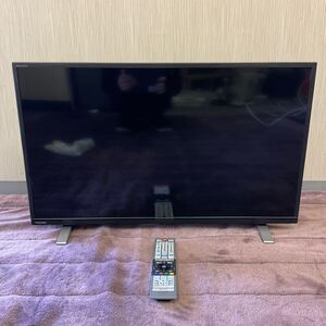 営MK43-家AY TOSHIBA 東芝 REGZA レグザ 液晶テレビ 32V34 32型 2024年製 リモコンあり テレビ 通電動作確認済 W約73cm H約46cm 