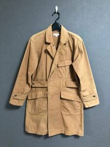 名作 Engineered Garments ベルテッド ワーク コート エンジニアドガーメンツ XS キャメル