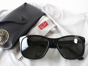 1円　レイバン Ray-Ban　RB4181F　★　サングラス　ウェイファーラー　★　ブラック　ケース付き　TU31