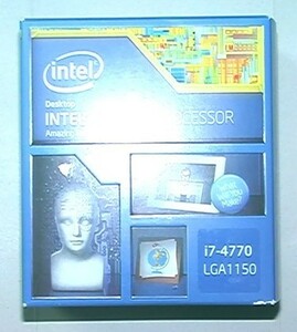 Intel CPU CORE i7 4770 LGA1150 新品未開封♪