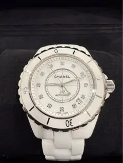 極美品　CHANEL J12 38ミリ　純正12Pダイヤ　メンズ腕時計自動巻