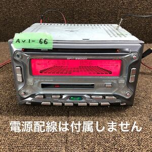 AV1-66 激安 カーステレオ KENWOOD DPX-5300M 40100946 CD MD FM/AM プレーヤー オーディオ 本体のみ 簡易動作確認済み 中古現状品