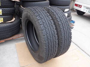 ヨコハマ GEOLANDAR A/T G015 185-85-R16 105/103L LT 8PR 中古2本 19年製!! 