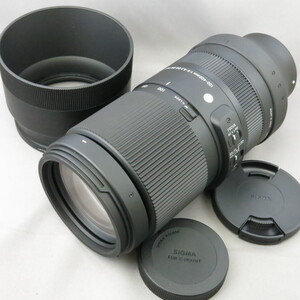 【美品】SIGMAシグマ　ソニーE用100-400mmF5-6.3DG DN　SONYソニーEマウント★NO.8618